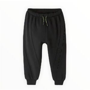 Zara kids, black, Embossed Sporty Pants, 2-3 years